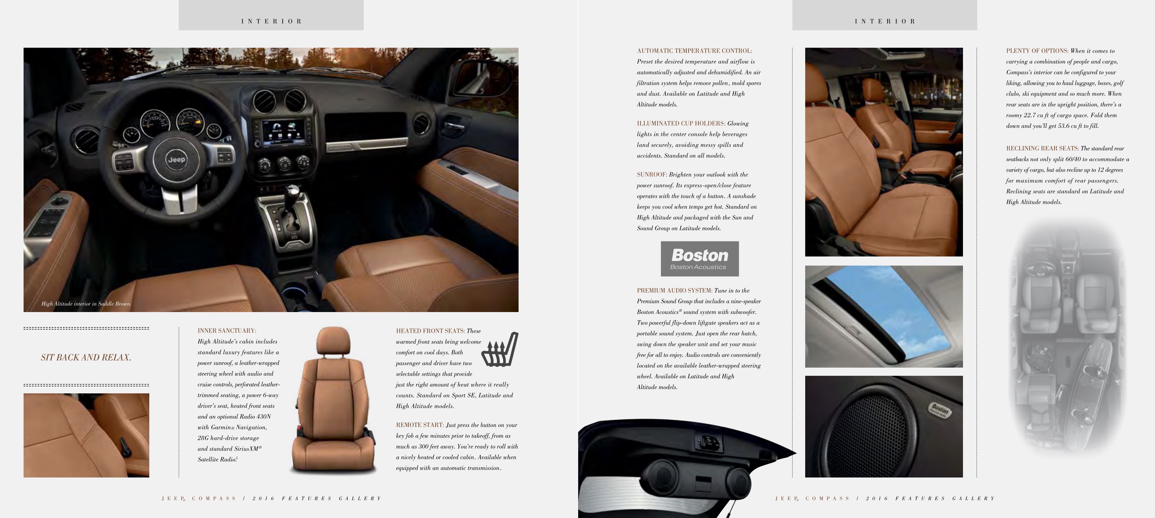 2016 Jeep Compass Brochure Page 5